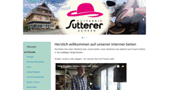 Desktop Screenshot of hutfabrik-sutterer.de